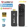 LEMFO-Mini TV Stick Set Top Box Android 12 Prise en charge de la vidéo 8K 4K Wifi 6 3D Smart TV