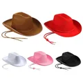 Chapeaux Cowboy pour hommes femmes chapeau en plein air chapeau Cowboy occidental modèle