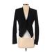 BCBGMAXAZRIA Blazer Jacket: Black Jackets & Outerwear - Women's Size X-Small