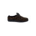 Vans Sneakers: Brown Leopard Print Shoes - Kids Boy's Size 3 1/2