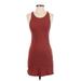 FP BEACH Casual Dress - Mini: Burgundy Dresses - Women's Size X-Small