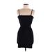 Fashion Nova Casual Dress - Mini: Black Solid Dresses - Women's Size Small