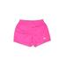 Adidas Athletic Shorts: Pink Solid Activewear - Women's Size Medium