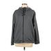 Nike Zip Up Hoodie: Gray Tops - Women's Size Medium