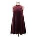 One Clothing Casual Dress - A-Line: Burgundy Dresses - Women's Size Medium