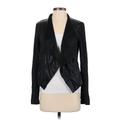 Kut from the Kloth Faux Leather Jacket: Black Jackets & Outerwear - Women's Size Small