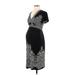 A Pea in the Pod Casual Dress: Black Damask Dresses - Women's Size Medium Maternity