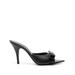 Honorine 85mm Leather Mules - Black - Gia Borghini Heels