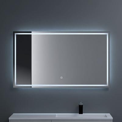 Doporro® Badspiegel-02 Led-Lichtspiegel 120x80cm mit Dimmen-Funktion Wandspiegel Beschlagfrei Image