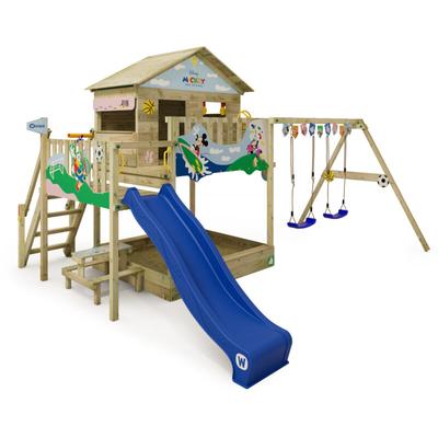 Spielturm Klettergerüst Disney Saga mit Schaukel & Rutsche, Stelzenhaus mit Sandkasten, Image