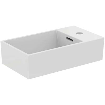 Ideal Standard - Extra - Handwaschbecken 45x25 cm, mit Überlauf, Hahnloch, Weiß T373401 Image