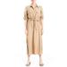 Roll Sleeve Utility Maxi Shirtdress