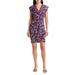 maggeyi Floral Wrap Front Jersey Dress