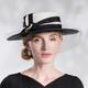 Elegant Retro Polyester Hats with Sashes / Ribbons / Trim / Tulle 1PC Party / Evening / Holiday / Melbourne Cup Headpiece