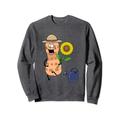 Sommer Garten Erdnuss Gärtner Blume Kind Sweatshirt