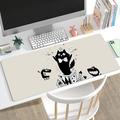Large Size Desk Mat 31.511.8in Cartoon Non-Slip with Stitched Edges Cloth Mousepad for Computers Laptop PC