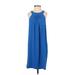 Southern Tide Cocktail Dress - Popover: Blue Solid Dresses - New - Women's Size X-Small