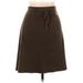 The Black Dog Casual Skirt: Brown Tortoise Bottoms - Women's Size Large