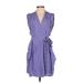 Nanette Lepore Casual Dress: Purple Dresses - Women's Size 2