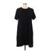 Everlane Casual Dress - Shift: Black Solid Dresses - Women's Size 12