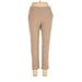 Simply Vera Vera Wang Casual Pants - High Rise: Tan Bottoms - Women's Size Large