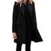 wendunide coats for women Women Casual Light Weight Thin Jacket Slim Coat Long Sleeve Blazer Office Business Coats Jacket Womens Blazers Black M
