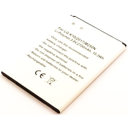 AGI Akku für LG Electronics K20 V Li-Pol 3,8 Volt 2200 mAh weiß Image