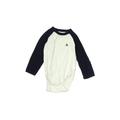 Baby Gap Long Sleeve Onesie: Ivory Color Block Bottoms - Size 18-24 Month