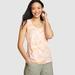 Eddie Bauer Women's Everday Essentials Tank Top - Print - Peach - Size S