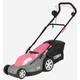 Limited Edition Breast Cancer Now Cobra GTRM38P 15inch Electric Push Rotary Lawnmower