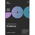 Core Statutes On Evidence 2022-23 (hart Core Statutes) - Jonathan Mcgahan