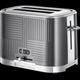 Russell Hobbs Geo-Steel 25250 2 Slice Toaster - Silver