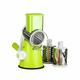 (Green) Hand Crank Stainless Steel Rotary Cheese Grater