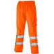 (Orange, Small) DICKIES Hi Vis Polycotton Work Trousers PPE Safety SA35015