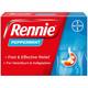 Rennie Antacids, Peppermint Flavour Heartburn Relief and Indigestion Tablets, Fast and Effective Relief for Acid Reflux, 1 Pack of 72 Tablets