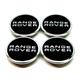 Black Range Rover Wheel Center Caps Hub Badges 63mm 4 PCS For Evoque Defender Discovery Sport Velar Freelander