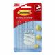 3M Command Decorating Hooks Clips Self-Adhesive Strips 17026CLR