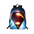 (A) SuperMan Hero Student Backpack New Bag Child Backpack Shoulder Bags