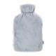 ( Faux Fur Grey) LIVIVO 2L Hot Water Bottle Body Warmer with Pocket