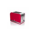 Swan ST19010RN 2-Slice Retro Toaster - Red