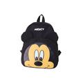 (Mickey Black, L) Minnie Mouse Toddler Backpack Antitheft Nylon Schoolbag Lightweight Kids