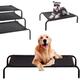 (L - 114Ã—76Ã—15cm) Elevated Dog Bed Dog Sofa Bed Raised Dog Bed Outdoor Raised Pet Cot Cooling Mat Dog Pet Bed Dogs Camping Bed Washable Breathable M