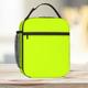 Lunch Bag Bright Green Lime Neon Color Tote Insulated Cooler Kids School Travel