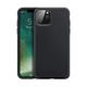 XQISIT Silicone Case for iPhone 12 Mini 5.4" Black Soft Touch Cover