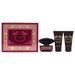 Versace Crystal Noir by Versace for Women - 3 Pc Gift Set 1.7oz EDT Spray, 1.7oz Body Lotion, 1.7oz