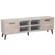 Beliani Tv Stand Light Wood With Grey Alloa