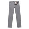 Chinohose BOSS ORANGE "slim", Herren, Gr. 34, Länge 34, grau (020_grau), Web, Obermaterial: 97% Baumwolle, 3% Elasthan, unifarben, casual, slim fit knöchellang, Hosen, mit Gesäßtaschen