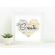 Personalised Heart Framed Word Art Your Own Wording Add Your Own Colours Customised Print Your Own Text | Birthday | Christmas | Wedding...