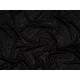 "Minerva Core Range Onion Skin Fine Sweater Knit Stretch Fabric - Black Plain Pattern - Width 150cm / 60\" - per metre"