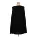 Bella Flore Casual Dress - A-Line: Black Solid Dresses - Women's Size 1X
